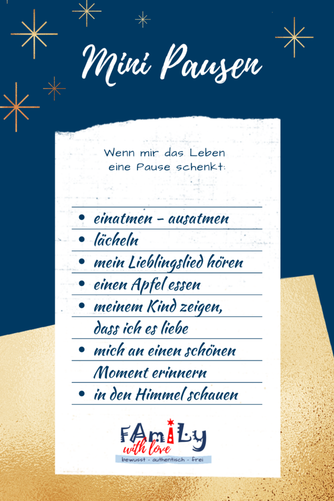 Ideen für geschenkte Pausen