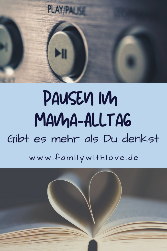 Achte auf die Pausen in Deinem Alltag